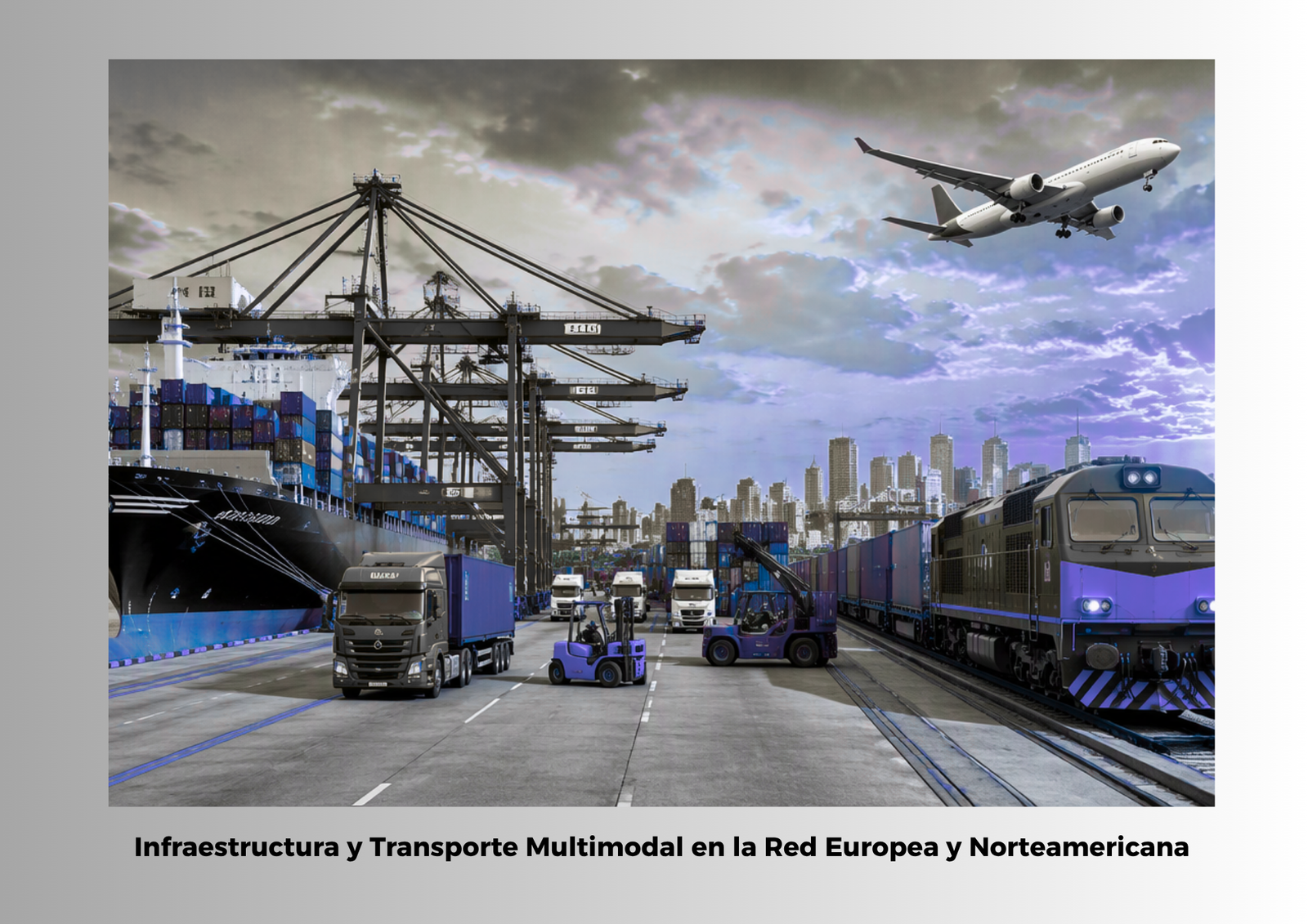 Infraestructura y Transporte Multimodal en la Red Europea y Norteamericana