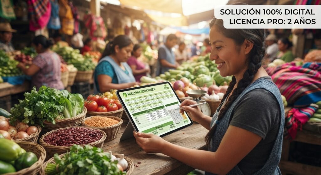 Planificador Financiero Digital - Mercadito Verde Fresco (Licencia Pro 2 Años)