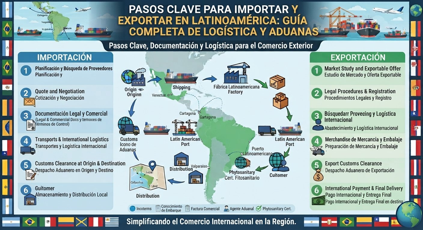 El Proceso de Importación y Exportación de Mercancías en Latinoamérica