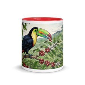Boquete Toucan Coffee Mug | Panama Highlands Coffee Farm Mug